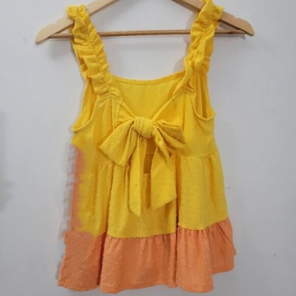 S.C. Society Babydoll Tiered Tank Top XL - Picture 2 of 4